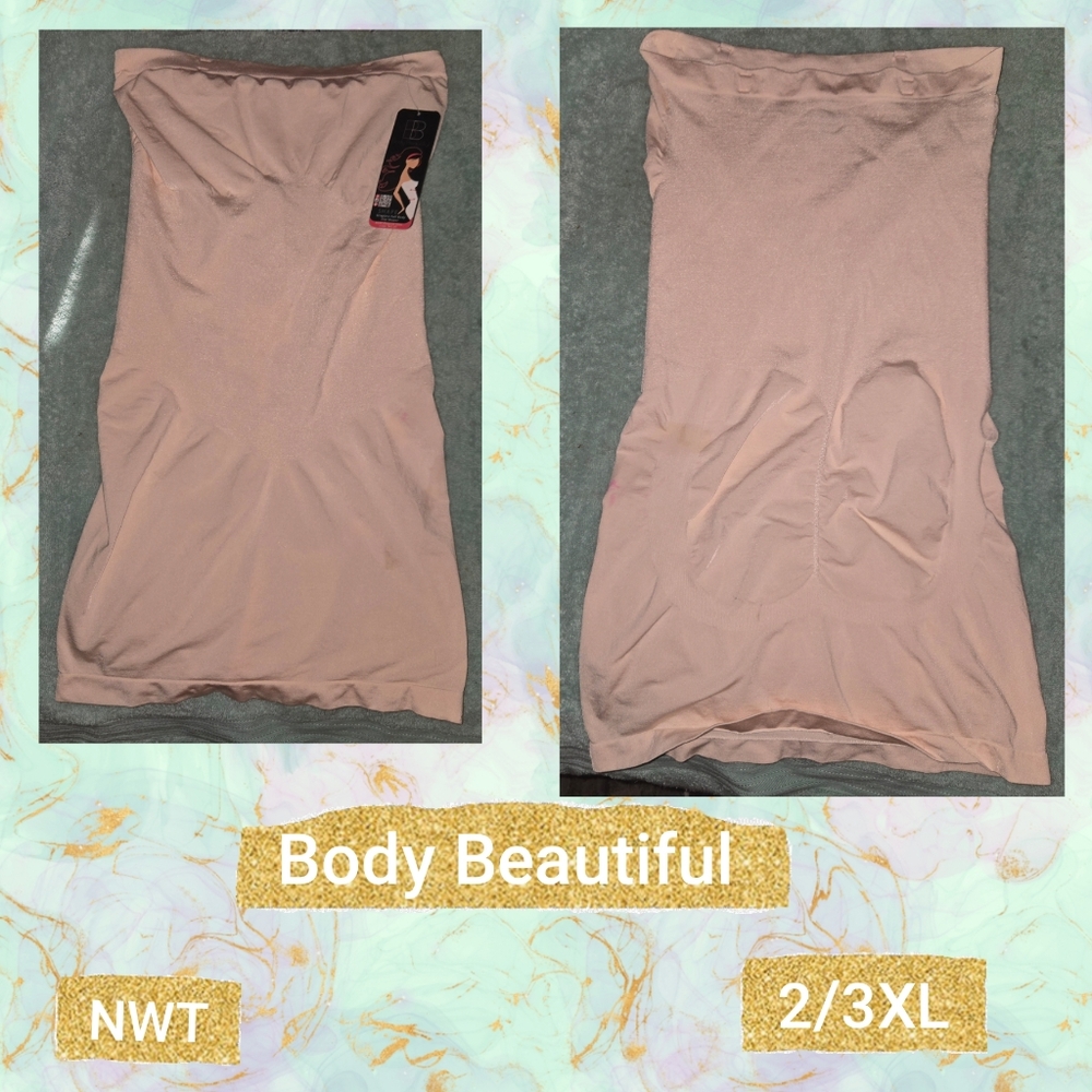 ❤️ Women's Body Beautiful Full Body Slip Shaper Sz 2/3XL